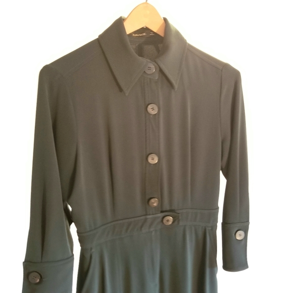 Zara Junpsuit with pockets (dark green, medium) - Picture 3 of 8